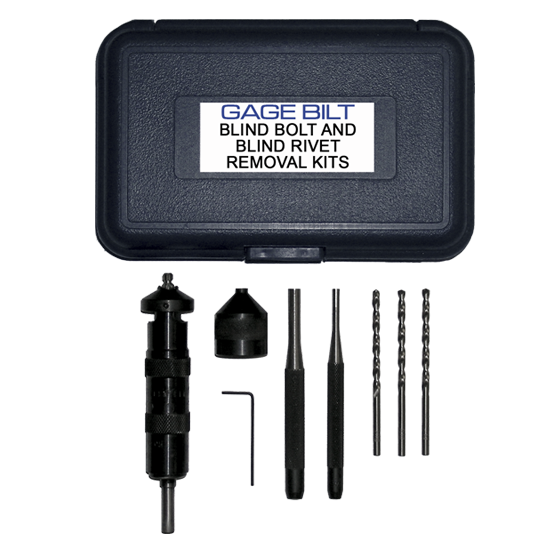 GAGE BILT Blind Bolt & Blind Rivet Removal Kits Rivet Tools